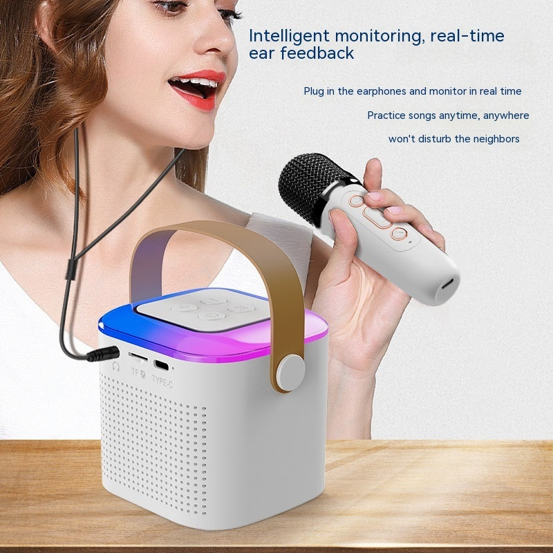 Bluetooth Karaoke Speaker with RGB Lights