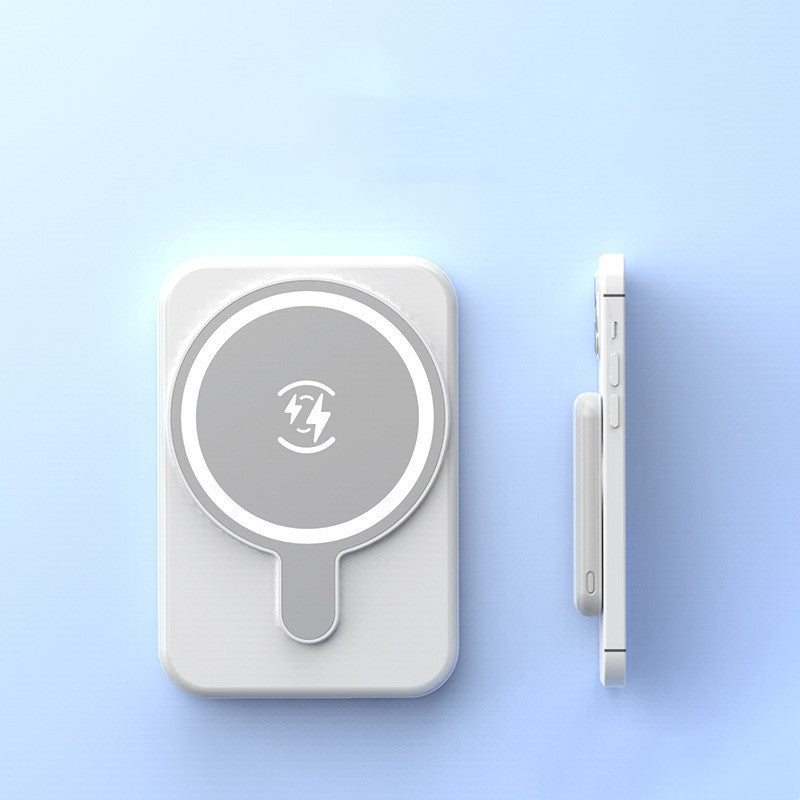 Mini Magnetic 5000mAh Wireless Power Bank