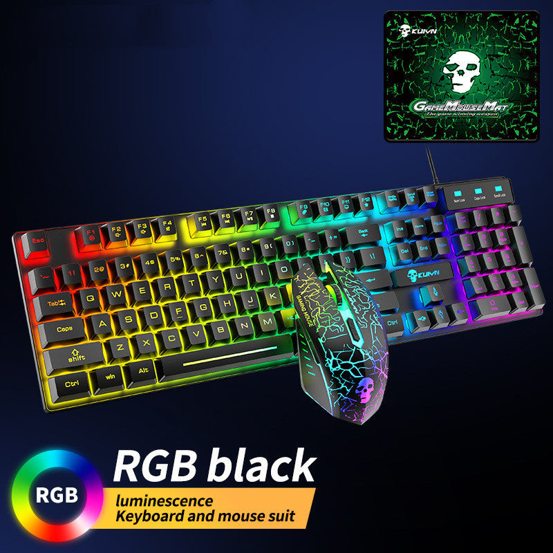 T6RGB Luminous Keyboard and Mouse Set