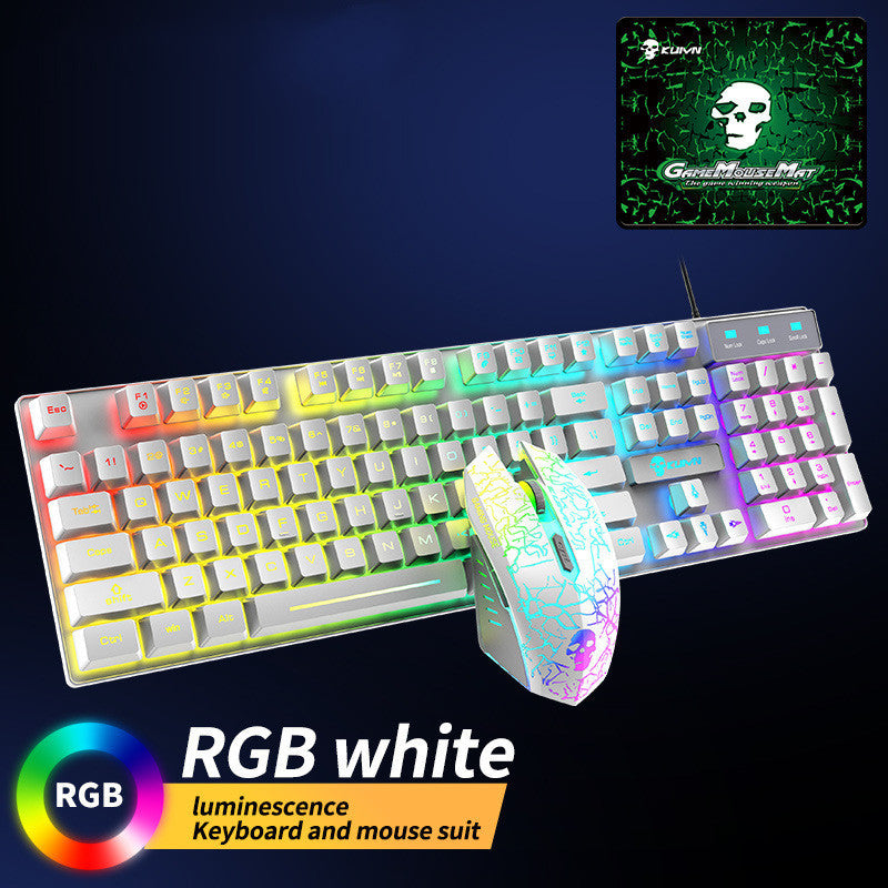 T6RGB Luminous Keyboard and Mouse Set