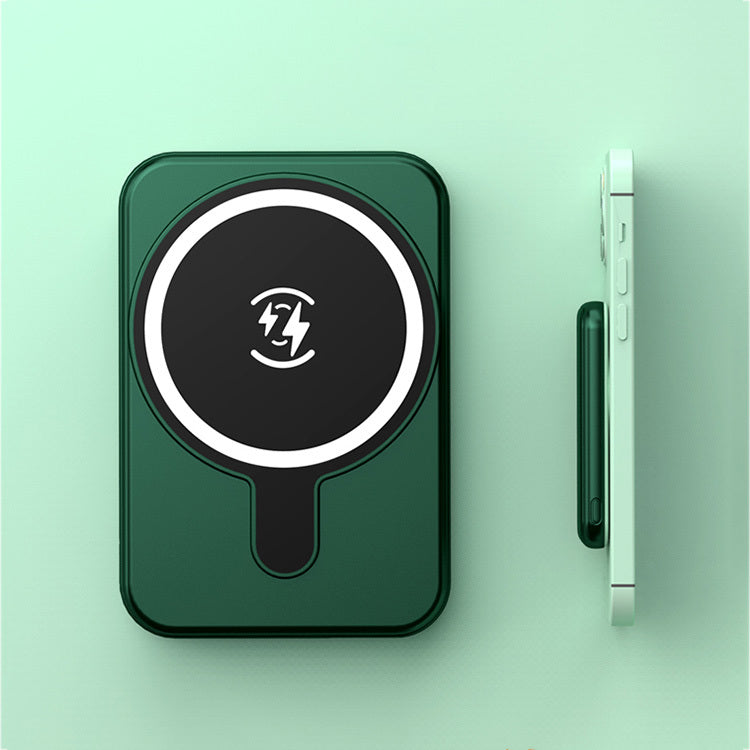 Mini Magnetic 5000mAh Wireless Power Bank
