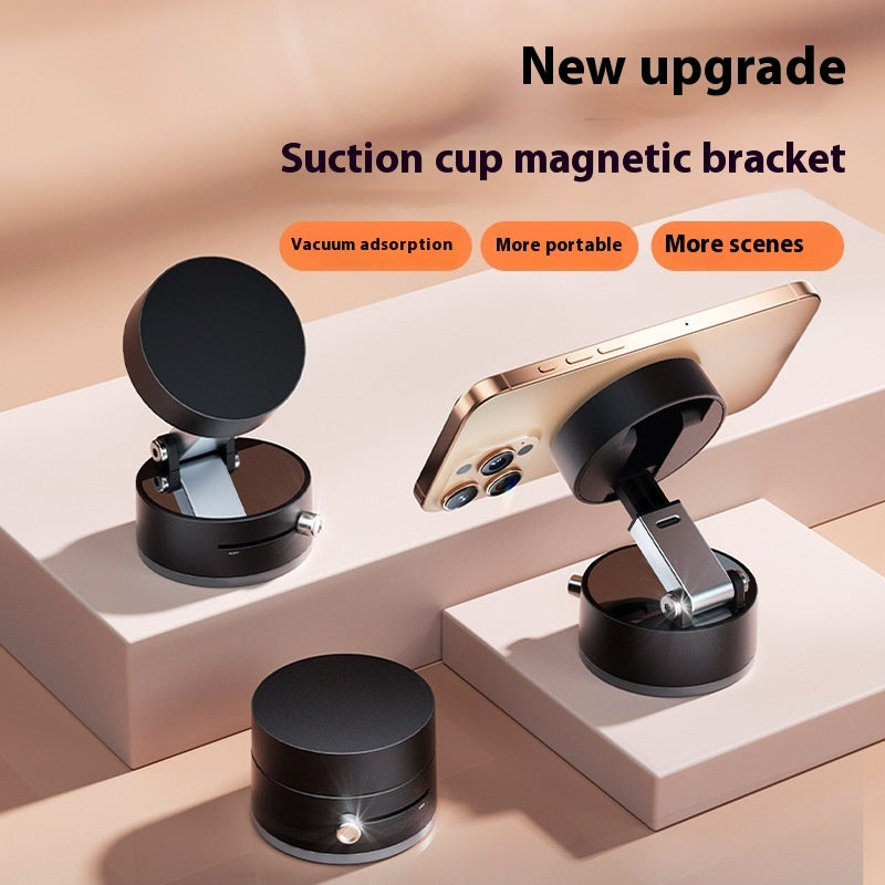 Foldable Magnetic Car Phone Holder with Suction Cup for Navigation