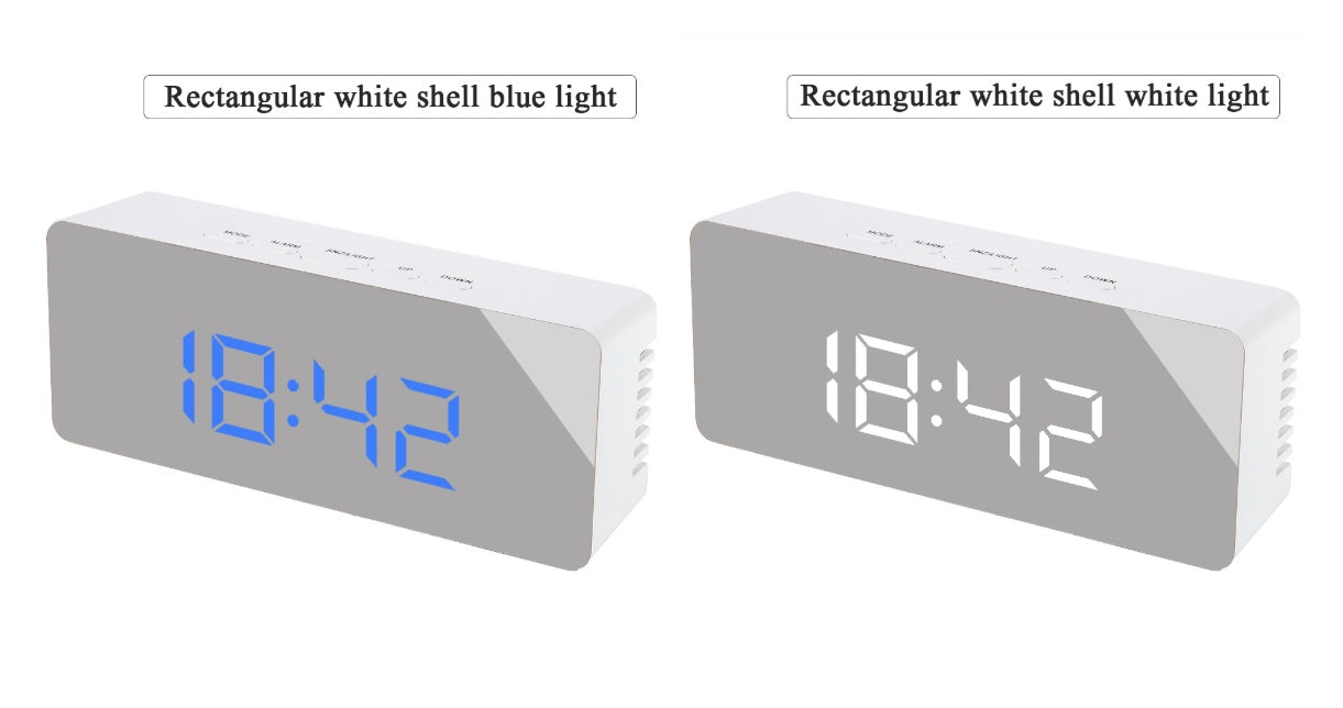 Digital LED Mirror Clock