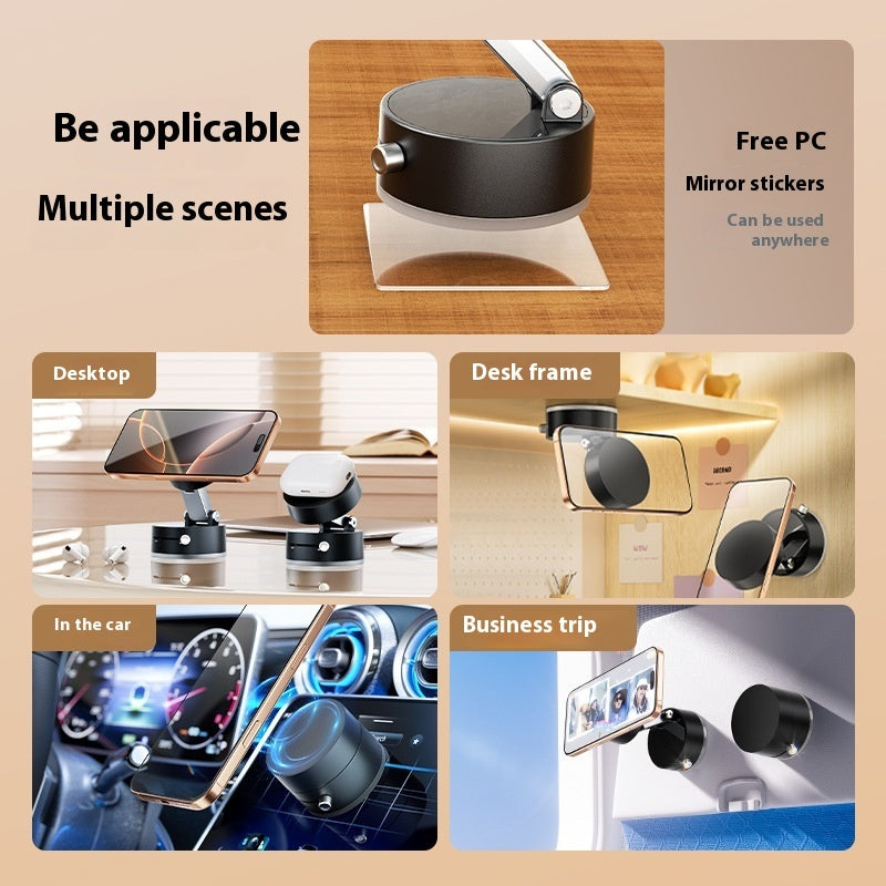 Foldable Magnetic Car Phone Holder with Suction Cup for Navigation