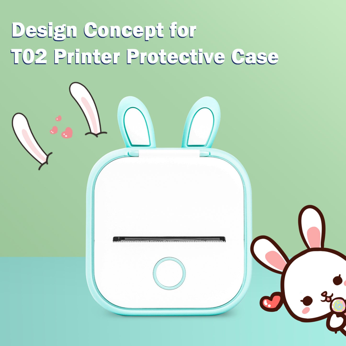 Mini Portable Photo Printer Protective Silicone Case