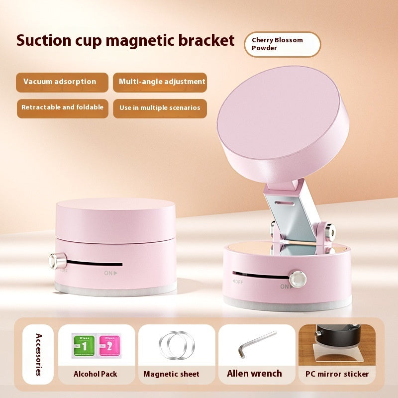 Foldable Magnetic Car Phone Holder with Suction Cup for Navigation