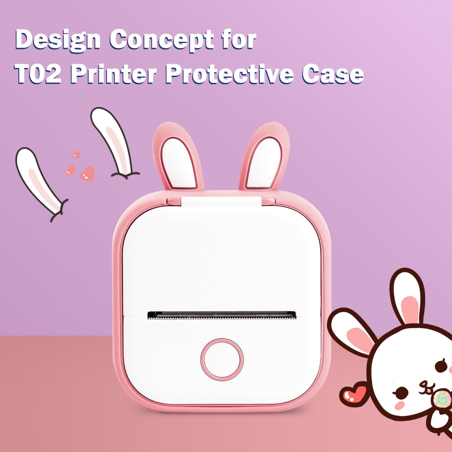 Mini Portable Photo Printer Protective Silicone Case