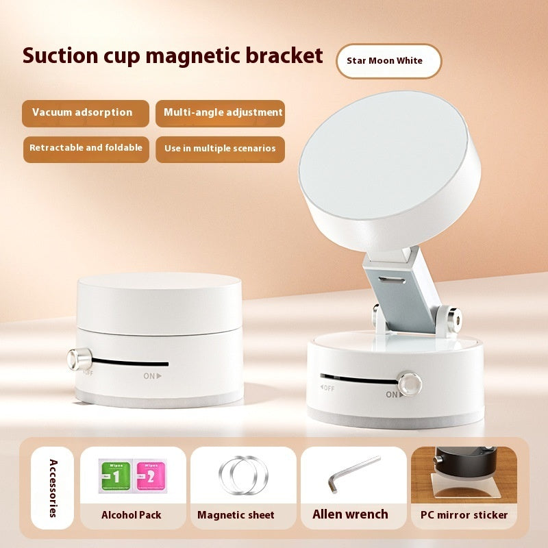 Foldable Magnetic Car Phone Holder with Suction Cup for Navigation