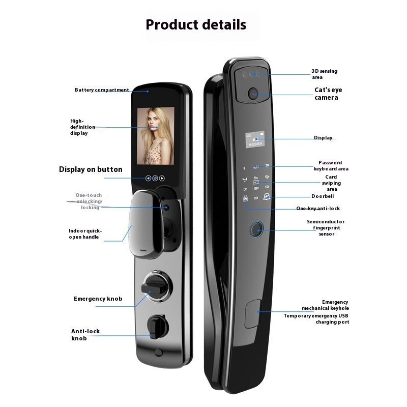 3D Facial Recognition Smart Lock