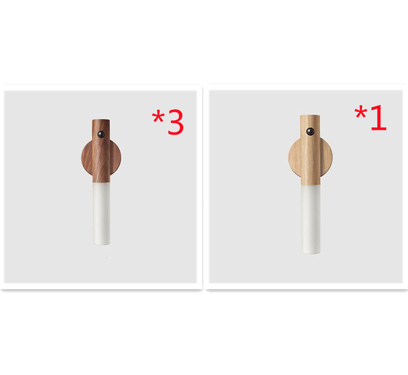 Magnetic Wood LED Night Light