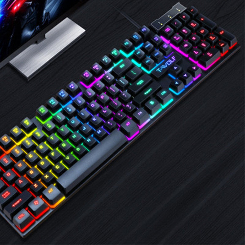 Best Gaming USB Luminous Wired Keyboard Manual | Tinidarapida