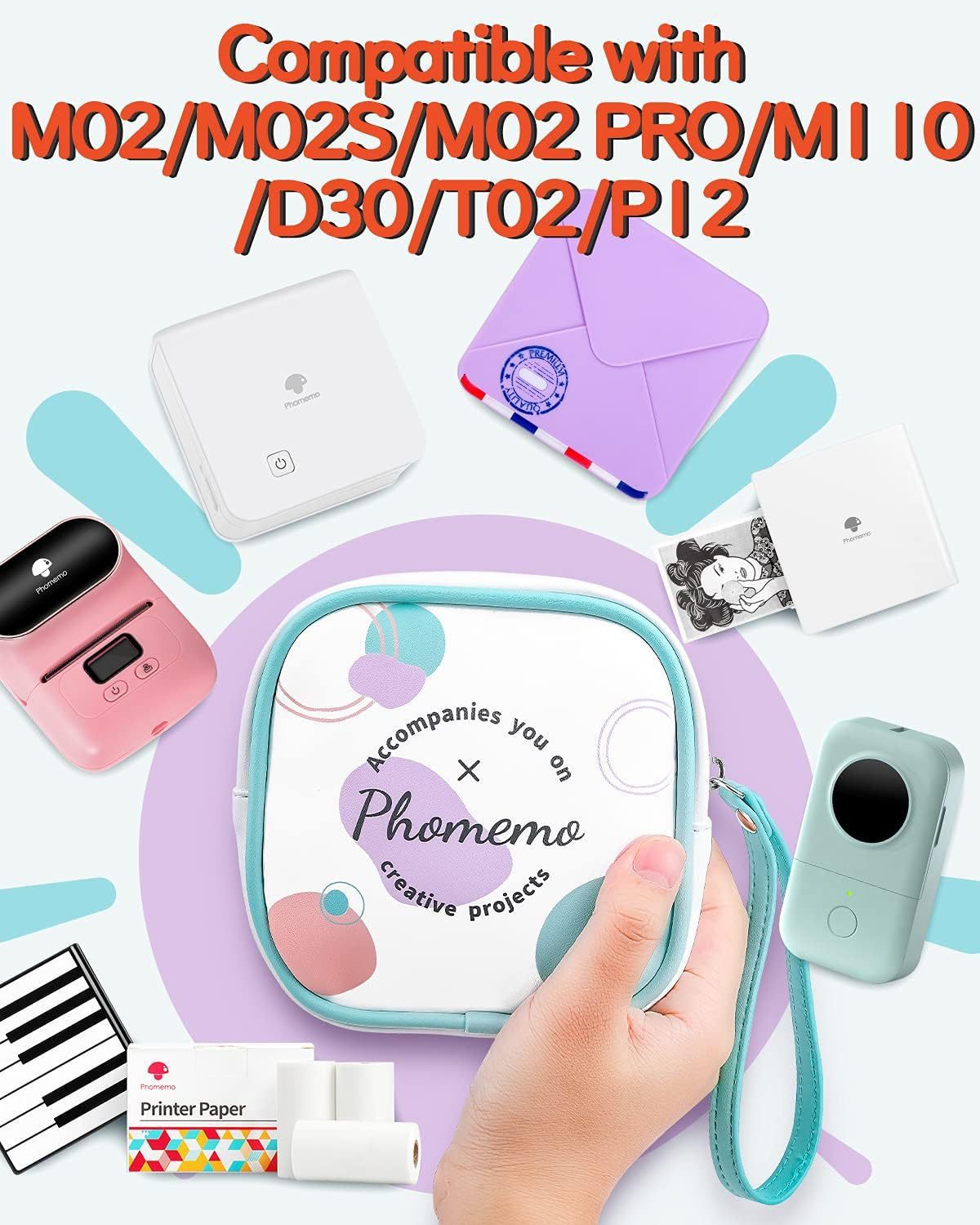 Mini Portable Photo Printer Protective Silicone Case