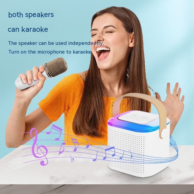 Bluetooth Karaoke Speaker with RGB Lights