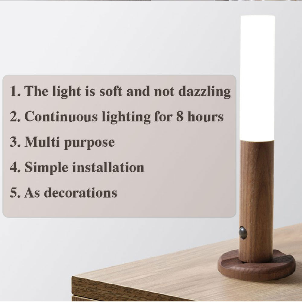 Magnetic Wood LED Night Light