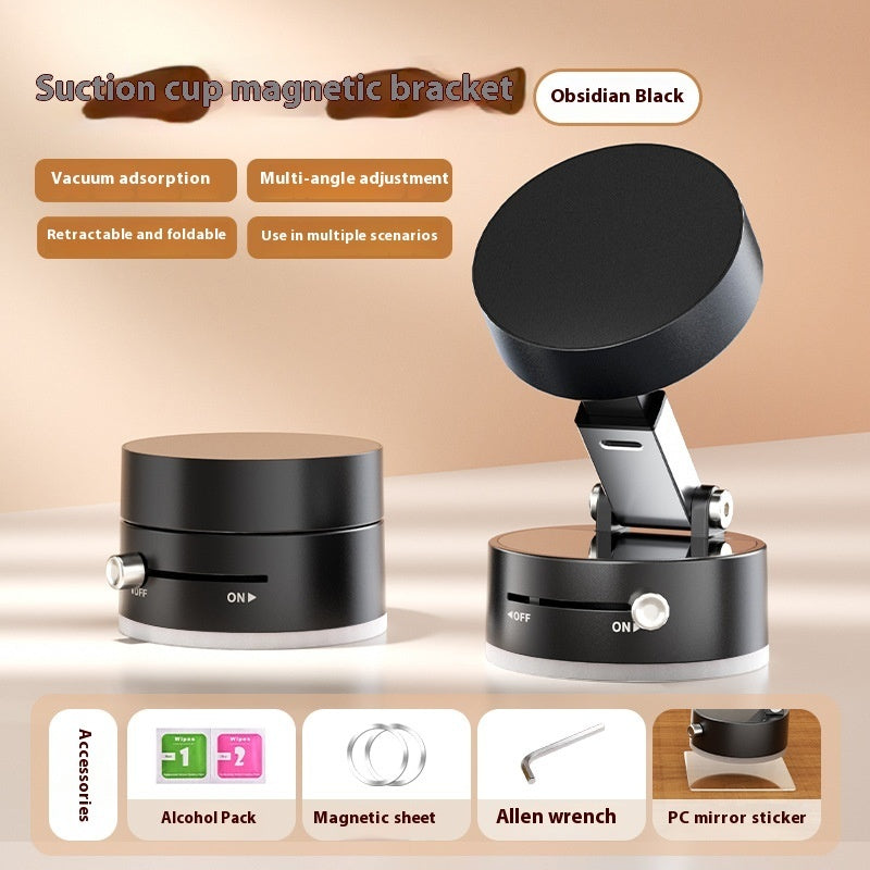 Foldable Magnetic Car Phone Holder with Suction Cup for Navigation
