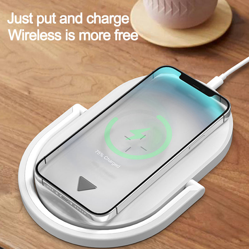 3-in-1 Foldable Wireless Charger with LED Night Light
