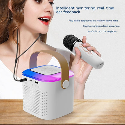 Bluetooth Karaoke Speaker with RGB Lights