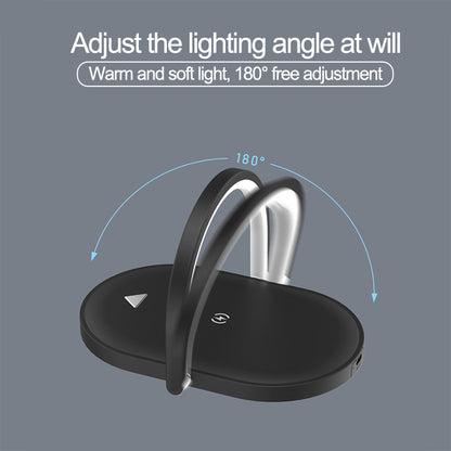 3-in-1 Foldable Wireless Charger with LED Night Light