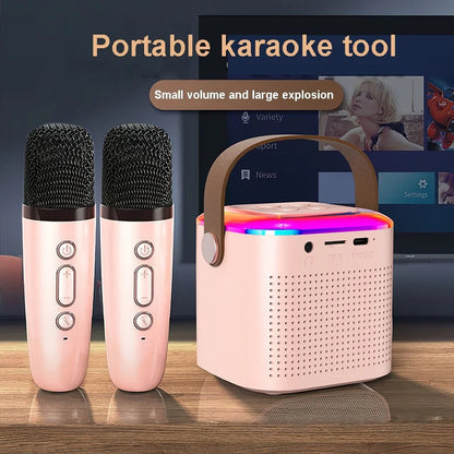 Bluetooth Karaoke Speaker with RGB Lights