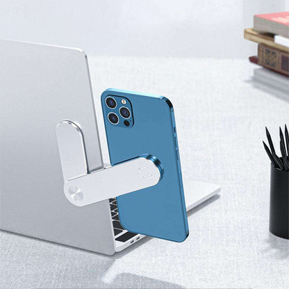 Adjustable Magnetic Laptop Phone Holder Clip for Dual Screen Setup