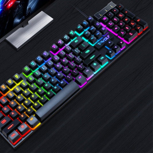 Best Gaming USB Luminous Wired Keyboard Manual | Tinidarapida