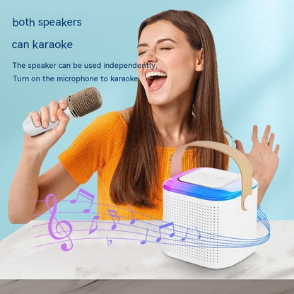Bluetooth Karaoke Speaker with RGB Lights