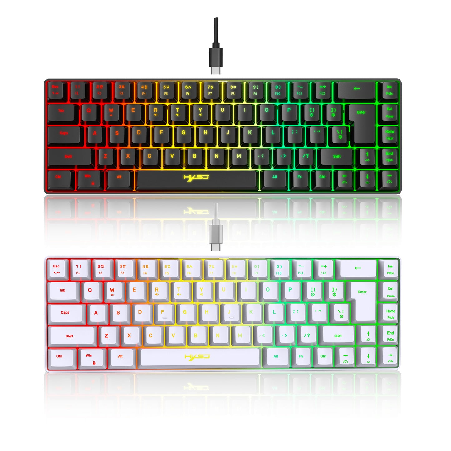 Mechanical-Feel Membrane Gaming Keyboard
