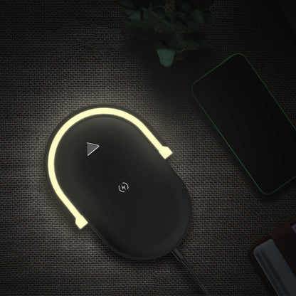 3-in-1 Foldable Wireless Charger with LED Night Light